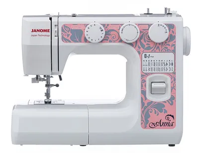 Электромеханическая швейная машина Janome ANNA — Швейные машины Janome —  Швейная техника и аксессуары Janome