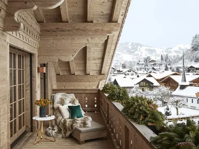 Traditional Swiss Chalet, Valais, Switzerland - SuperStock