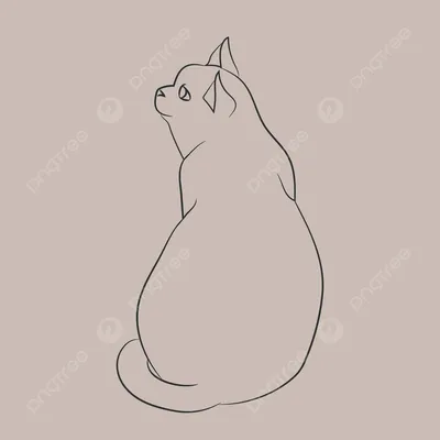 сидящий кот иллюстрация вектора. иллюстрации насчитывающей кот - 246447580