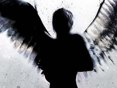 Силуэт Крылья ангела – Бесплатные Векторные Силуэты | Creazilla