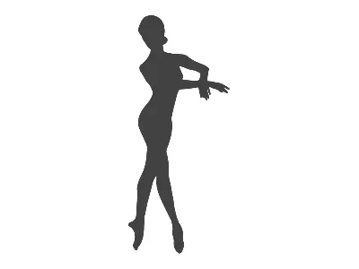 Силуэт Балерины — стоковая векторная графика и другие изображения на тему  Артист балета - Артист балета, Балет, Балетная туфля - iStock