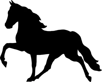 Аравийская лошадь Шварцвальдская лошадь Фризская лошадь Силуэт, Силуэт,  лошадь, животные png | PNGEgg