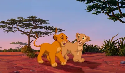 Раскраска Взрослые Симба и Нала | Раскраски из мультфильма Король лев (Lion  King)