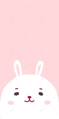Симпатичные обои мобильного телефона кролика Фон Обои Изображение для  бесплатной загрузки - Pngtree