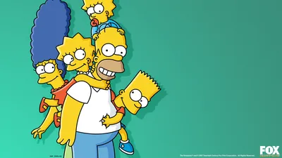 Обои Мультфильмы The Simpsons, обои для рабочего стола, фотографии  мультфильмы, the, simpsons, гомер, мардж, барт, лиза, мэгги, семейка, симпсоны  Обои для рабочего стола, скачать обои картинки заставки на рабочий стол.