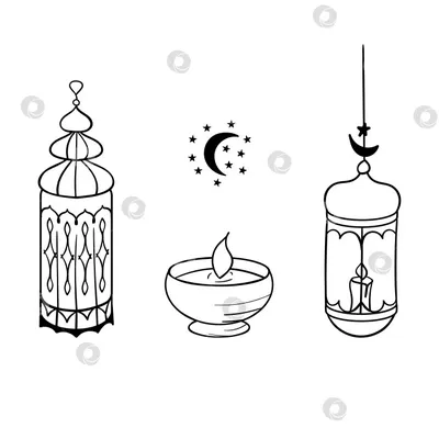 Ислам Иконки Символы И Логотипы, Вектор Коллекцию Клипарты, SVG, векторы, и  Набор Иллюстраций Без Оплаты Отчислений. Image 46613981