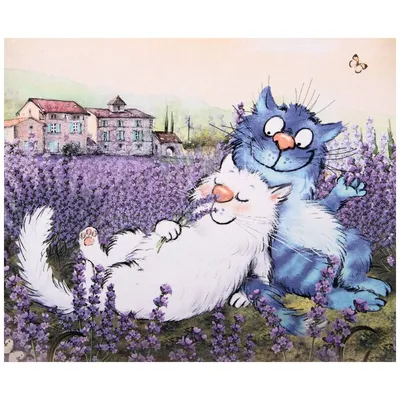 Картина по номерам Paintboy GX45880 Синие коты Рина Зенюк \"Болезнь\" 40х50  см - купить с доставкой по выгодным ценам в интернет-магазине OZON  (1067222083)