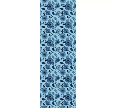 Виниловая наклейка на стену обои Синие цветы: цена 227 грн - купить  Интерьерные аксессуары на ИЗИ | Киев