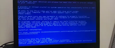 Что такое синий экран смерти Windows - РЕМОНТКА