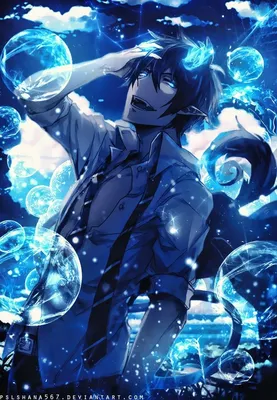 Blue Exorcist Anime #blueexocist #rin #aonoexocist #animelover | Милые  рисунки, Синий экзорцист, Японские иллюстрации