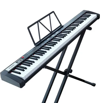 Полноразмерный 88-клавишный цифровой синтезатор с клавишами диаметром 22  мм, цвет черный - купить с доставкой по выгодным ценам в интернет-магазине  OZON (1153035508)