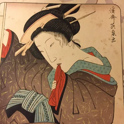 Сюнга. Откровенное искусство Японии / Shunga. Explicit Art of Japan - \"Сон  жены рыбака\" Хокусая была далеко не первой гравюрой сюнга на тему ныряльщиц  и осьминогов. Кацукава Сюнтё \"Вожделения многих женщин за