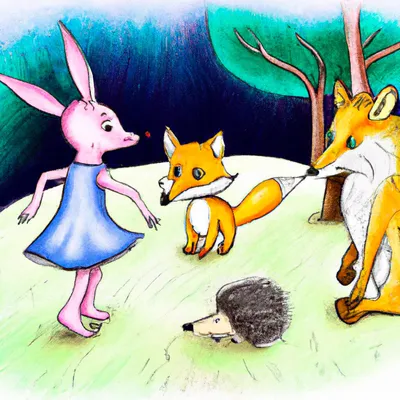 Веселая история про лису и зайца! | \"Волшебные Минуты Чтения\" | Дзен