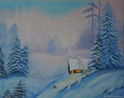 Рисунок Сказочная зима №264860 - «Зимняя сказка» (05.12.2021 - 22:50)