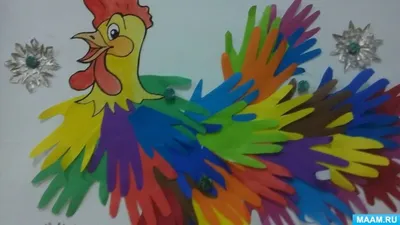 Поделка «Год Петуха» из цветного картона (4 фото). Воспитателям детских  садов, школьным учителям и педагогам - Маам.ру