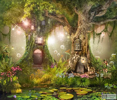 Купить картину Сказочный лес в Москве от художника Краскина Татьяна
