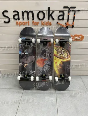 Скейтборд деревянный скейт с рисунком на доске — Магазин  http://samokatt.com.ua