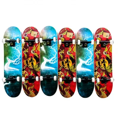 Скейтборд деревянный 3108 трюковой скейт с подсветкой и антискользящим  покрытием для детей и взрослых: продажа, цена в Киеве. Товары от  \"MultiShopping\"