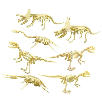 Модели скелета динозавра, Обучающие Мини-кости динозавров для детей,  мальчиков и девочек, 7 шт. | AliExpress