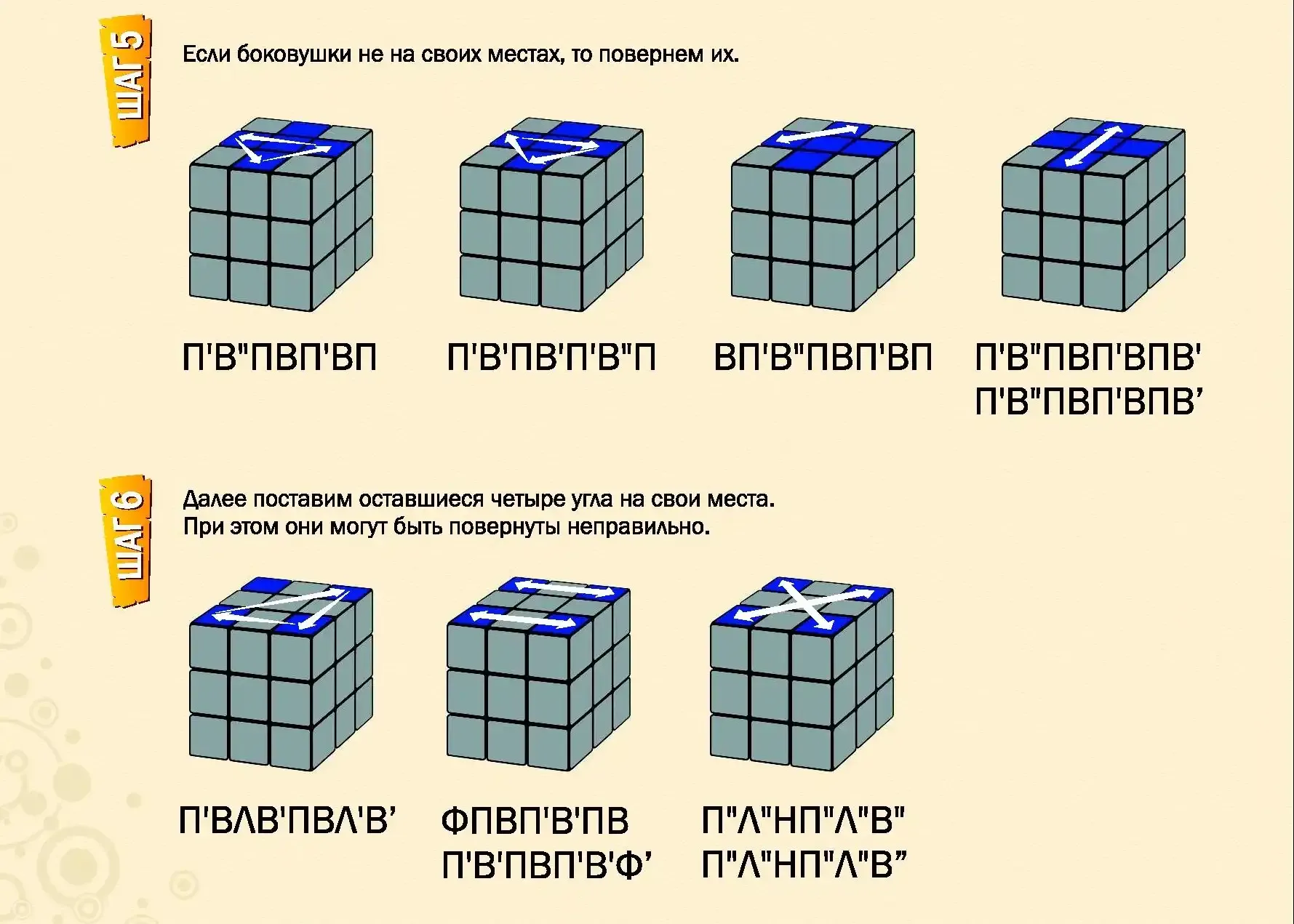 Схема сборки кубика 3 3