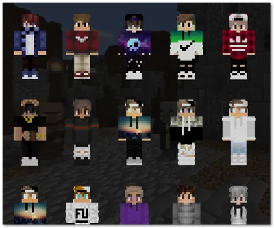 Monthly Skins: Party Outfits | Minecraft