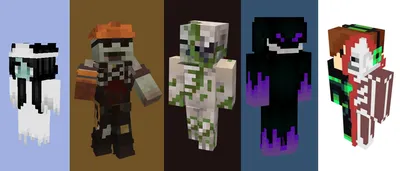 A huge collection of some of the Minecraft skins I've made the past year or  so [2279x1302] [.png] : r/Minecraft