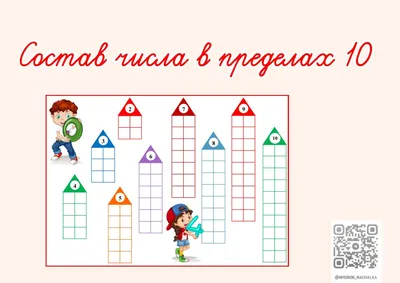 Склад чисел від 2 до 10. Математика для дошкільнят та першокласників. -  YouTube