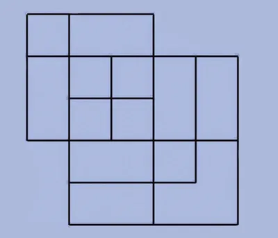 Проверка на внимательность: сколько квадратов и треугольников на картинке?  Сосчитайте! - Лайфхакер