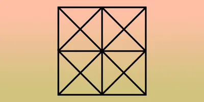 Загадка: Сколько треугольников на картинке? » Интересный интернет