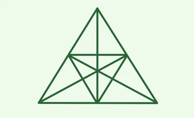 Сколько треугольников в пятиугольнике со звездой? Смотрим внимательно,  пробуем отыскать все-все. Правильный ответ будет вечером в… | Instagram