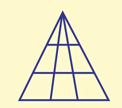 Окей Психометрия - Сколько треугольников можно насчитать в данной фигуре? |  Facebook