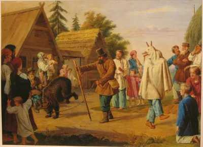 File:Рисс Скоморохи в деревне.jpg - Wikimedia Commons