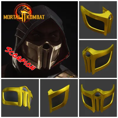 Game Mortal Kombat 11 Scorpion Cosplay Costume Male Outfit Full Set Suit @  | eBay