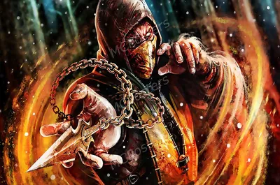 Mortal Kombat X:Scorpion 01 by Kabukiart157 on DeviantArt