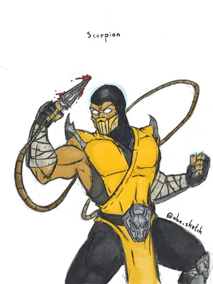 STL file Scorpion Mortal Kombat fan art 3D print model 🦂・3D printable  design to download・Cults