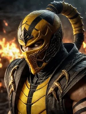 OK IT IS DONE! Mortal Kombat Scorpion Fan Art Kompleted 😤😤😤🤘🤘🤘 : r/ MortalKombat