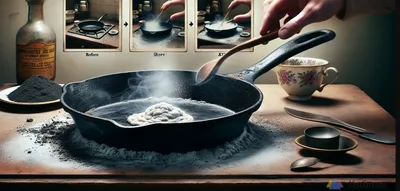 кухонная посуда, жарящая сковородки на стене в магазине Стоковое  Изображение - изображение насчитывающей висеть, много: 231395891