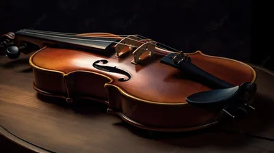 деревянная скрипка на черном рояле Stock Photo | Adobe Stock