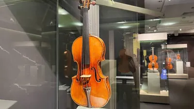 Миниатюра Скрипка на стойке в кейсе купить по цене 1250 ₽ в  интернет-магазине KazanExpress