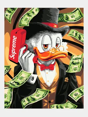 ᐉ Картина ArtPoster Деньги на жизнь: Скрудж МакДак (Scrooge McDuck) 97x130  см Модуль №1 (000323)