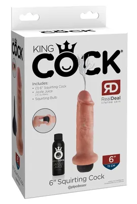 Squirting Dildo Cum Realistic - Black - Strap On Me US