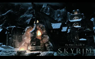Skyrim - живые обои игры