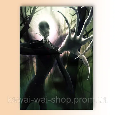 Плакат А3 Slender Man / Слендермен 01 (ID#1620491813), цена: 30 ₴, купить  на Prom.ua