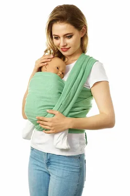 Купить слинг с кольцами для новорожденного Ультрамарин по цене 2270 рублей  в интернет-магазине Мамарада