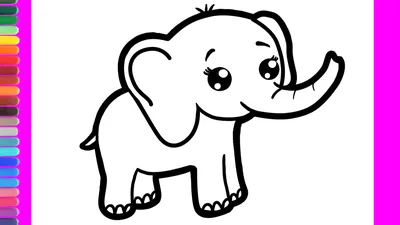 Раскраска Африканский слон