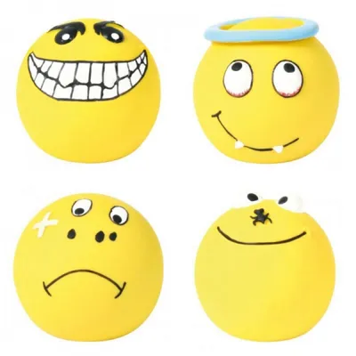 Мячик 1TOY Смайлики со светом в ассортименте Т59847 купить по цене 590 ₸ в  интернет-магазине Детский мир