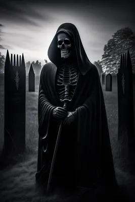Почему смерть ходит в черном одеяни и именно с косой? Откуда возник образ  смерти с косой? | VEONID | Дзен