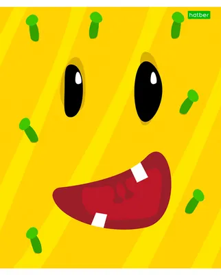 Смешные милые монстрики едят клубнику» — создано в Шедевруме