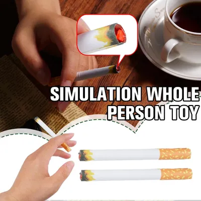 Прикол сувенир для фокусов, сигареты с эффектом дыма, забавная игрушка,  имитация шуток, 2 шт. | AliExpress