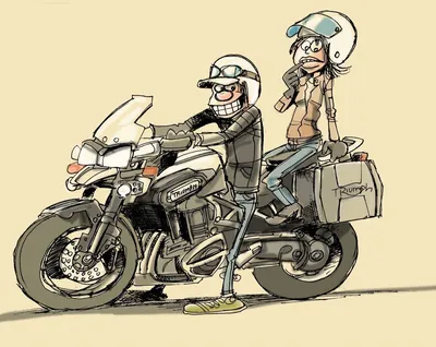 Смешные про мотоциклистов